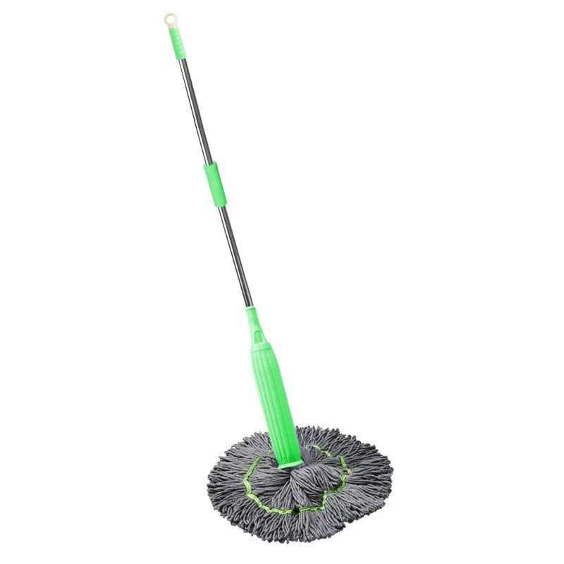 2-in-1 Self-Wringing Mop | Rotating Microfiber Floor Mop with Stainless Steel Pole â Hands-Free Dehydration for Easy Cleaning