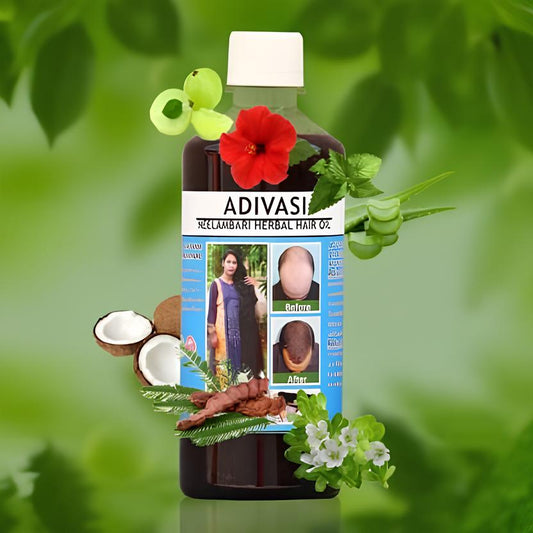 Adivasi Neelambari Herbal Hair Oil – 100% Ayurvedic Hair Growth & Fall Control